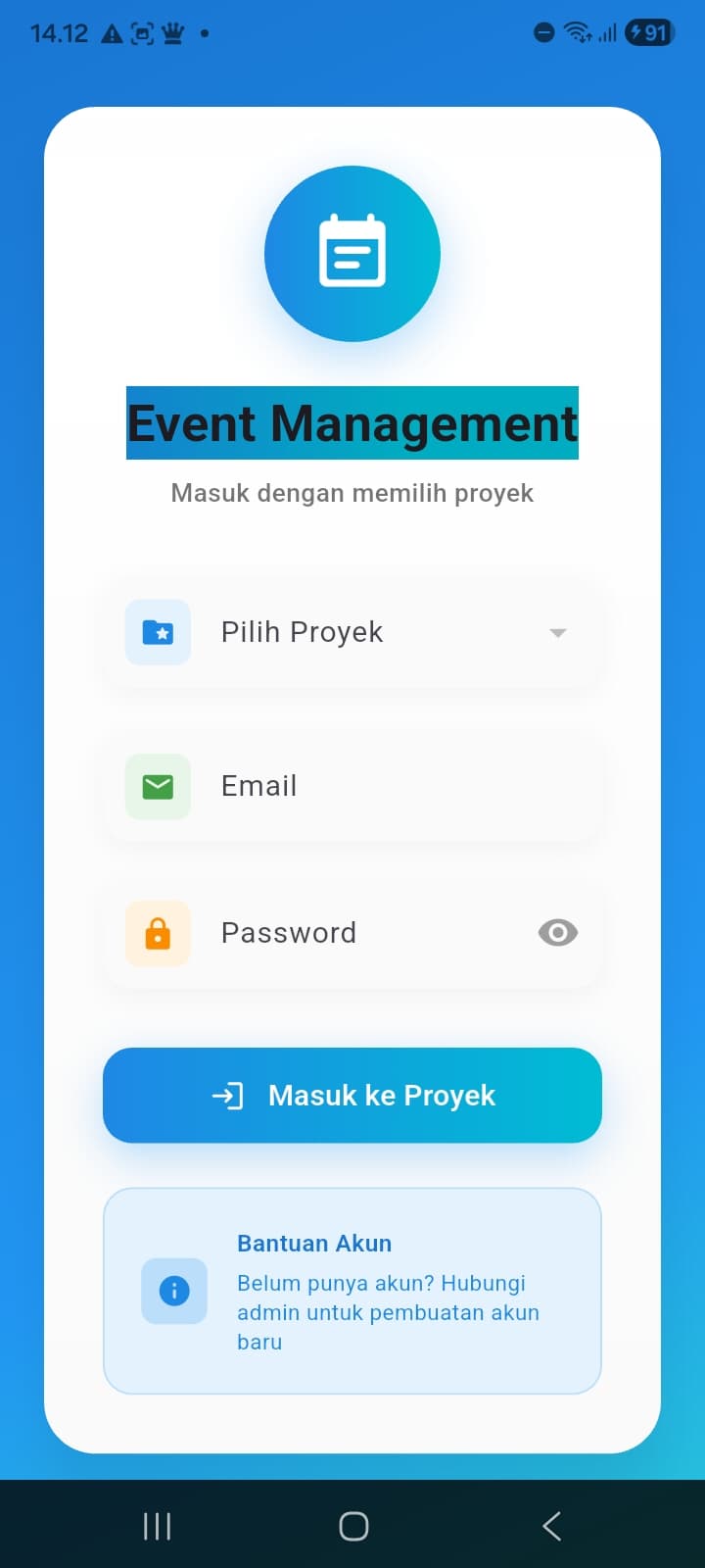 Event Management System — Operasional Proyek, Evidence & Berita Acara Digital
